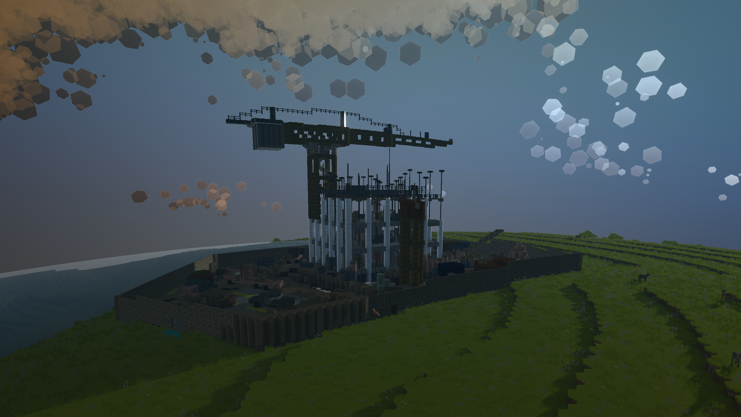An image of PlanetSmith. title: Construction Site, description: Building site with parkor course to play on